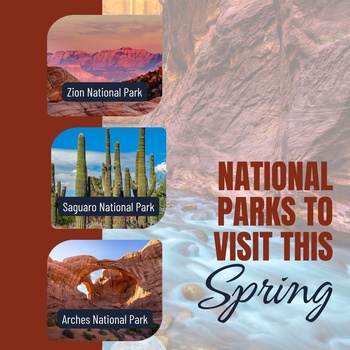 If a spring getaway is on your list, these national... - Dianna Chen