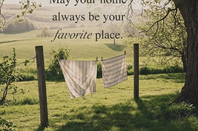 May your home always be your favorite place.