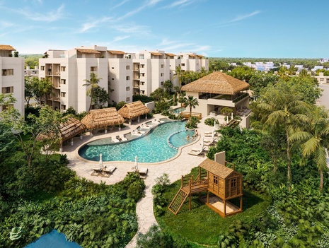 2 Bedroom Pre-Construction Condo for Sale in Puerto Morelos Gated Community