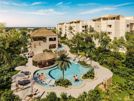 2 Bedroom Penthouse with Rooftop and Jacuzzi for Sale in Puerto Morelos
